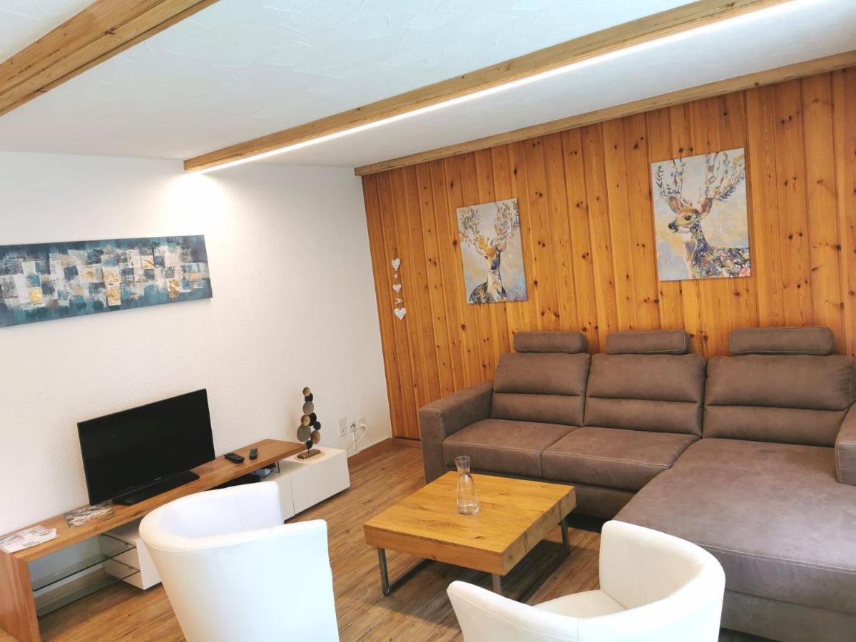 Apartamento Ferienhaus Adonis Saas-Grund Exterior foto